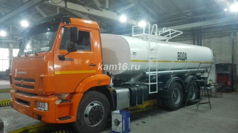 Автоцистерна для тех. воды ацн-10 КАМАЗ 65115 Е-5
